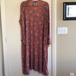 LuLaRoe Sweaters - Lularoe Sarah Duster Cardigan Floral LuLaRoe Sweaters - Lularoe Sarah Duster Cardigan Floral